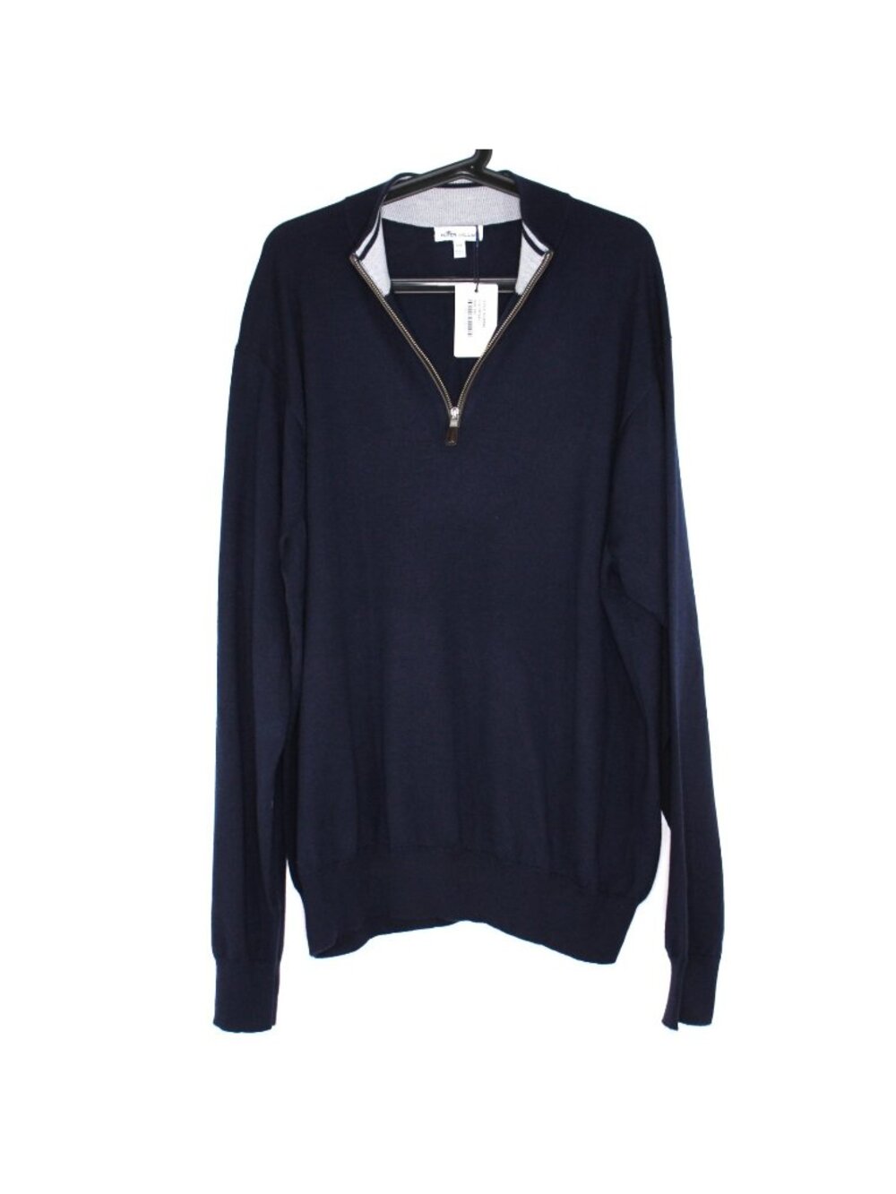 Peter Millar Mens 2XL Crown Soft Nappa Trim 1/2 Zip Sweater NEW L628